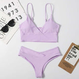 11 Colors Sexy Bikini 2021 High Waist Swimsuit - Tania's Online Closet, LLC