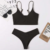 11 Colors Sexy Bikini 2021 High Waist Swimsuit - Tania's Online Closet, LLC