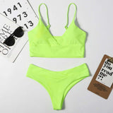 11 Colors Sexy Bikini 2021 High Waist Swimsuit - Tania's Online Closet, LLC
