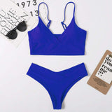 11 Colors Sexy Bikini 2021 High Waist Swimsuit - Tania's Online Closet, LLC