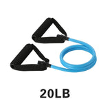 Yoga Pull Rope Resistance Bands Fitness Rubber expander- Workout - Tania's Online Closet, LLC