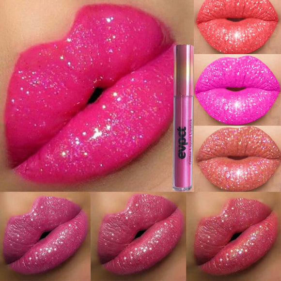 15 Colors Sexy Shimmer Diamond Glitter Lip Gloss - Long Lasting Waterproof - Tania's Online Closet, LLC
