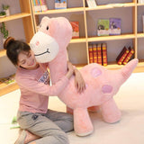 1pc New Colorful Dinosaur Plush - Tania's Online Closet, LLC