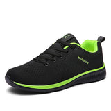 New Mesh Men Casual Shoes Lace-up Men Shoes Lightweight Comfortable Breathable Walking Sneakers - Tania's Online Closet, LLC
