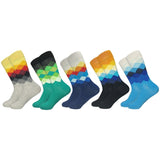 Hot Sale Casual Men Socks fashion design Plaid Colorful Cotton Socks - Tania's Online Closet, LLC