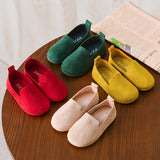 Kids Shoes For Girls Flat Shoes Candy Color - Tania's Online Closet, LLC