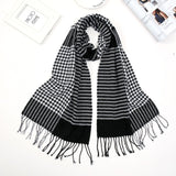 2020 Luxury Brand Men's Winter Plaid Scarf Cashmere shawls Scarves - Tania's Online Closet, LLC