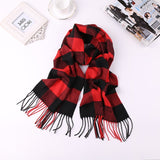 2020 Luxury Brand Men's Winter Plaid Scarf Cashmere shawls Scarves - Tania's Online Closet, LLC