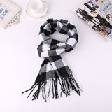 2020 Luxury Brand Men's Winter Plaid Scarf Cashmere shawls Scarves - Tania's Online Closet, LLC