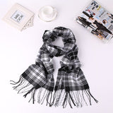 2020 Luxury Brand Men's Winter Plaid Scarf Cashmere shawls Scarves - Tania's Online Closet, LLC