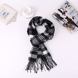 2020 Luxury Brand Men's Winter Plaid Scarf Cashmere shawls Scarves - Tania's Online Closet, LLC