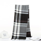2020 Luxury Brand Men's Winter Plaid Scarf Cashmere shawls Scarves - Tania's Online Closet, LLC