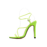 Women Sexy Thin Heels Sandals New Candy Color High Heel - Tania's Online Closet, LLC
