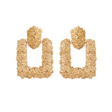 2019 new ladies earrings rose geometric exaggerated female earrings - Tania's Online Closet, LLC