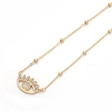 2020 New Fashion Ladies Chic Gold Chain Filled Evil Eye Coin chains - Tania's Online Closet, LLC