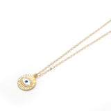 2020 New Fashion Ladies Chic Gold Chain Filled Evil Eye Coin chains - Tania's Online Closet, LLC