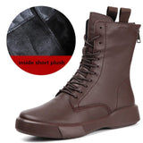 Genuine Leather Boots Women Winter Boots - Tania's Online Closet, LLC