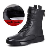 Genuine Leather Boots Women Winter Boots - Tania's Online Closet, LLC
