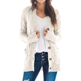2020 Winter Cardigan Sweater Europe Long-Sleeve Knitwear - Tania's Online Closet, LLC
