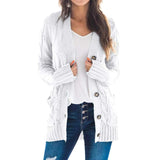 2020 Winter Cardigan Sweater Europe Long-Sleeve Knitwear - Tania's Online Closet, LLC