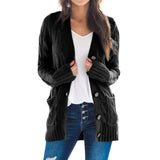 2020 Winter Cardigan Sweater Europe Long-Sleeve Knitwear - Tania's Online Closet, LLC