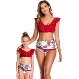 Summer Backless Bikini One-Piece Swimsuit Family Matching Swimwear - Tania's Online Closet, LLC