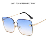 2020 Oversize Square Sunglasses Superstar Luxury Female Shades UV400 - Tania's Online Closet, LLC