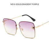 2020 Oversize Square Sunglasses Superstar Luxury Female Shades UV400 - Tania's Online Closet, LLC