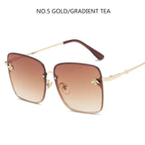 2020 Oversize Square Sunglasses Superstar Luxury Female Shades UV400 - Tania's Online Closet, LLC