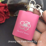 20PCS Customized wedding favor of 1oz stainless steel hip flask with bride and groom name engraved - Tania's Online Closet, LLC