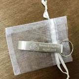 50pcs Personalized Engraved Bottle Opener Keychains-Wedding Gift Favors - Tania's Online Closet, LLC