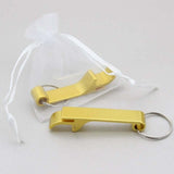 50pcs Personalized Engraved Bottle Opener Keychains-Wedding Gift Favors - Tania's Online Closet, LLC