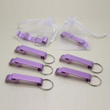 50pcs Personalized Engraved Bottle Opener Keychains-Wedding Gift Favors - Tania's Online Closet, LLC