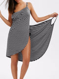 Women Sexy Beach V-Neck Sling Summer Cover Up Wrap  Dresses- Plus Size - Tania's Online Closet, LLC