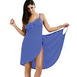 Women Sexy Beach V-Neck Sling Summer Cover Up Wrap  Dresses- Plus Size - Tania's Online Closet, LLC
