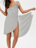 Women Sexy Beach V-Neck Sling Summer Cover Up Wrap  Dresses- Plus Size - Tania's Online Closet, LLC