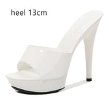 6 Color Woman Wedding Shoes Sandals-High-heeled 15cm Pumps - Tania's Online Closet, LLC