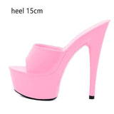 6 Color Woman Wedding Shoes Sandals-High-heeled 15cm Pumps - Tania's Online Closet, LLC