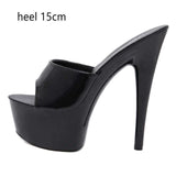 6 Color Woman Wedding Shoes Sandals-High-heeled 15cm Pumps - Tania's Online Closet, LLC