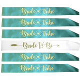 6pcs Wedding Engagement Bachelorette Party Sash - Tania's Online Closet, LLC