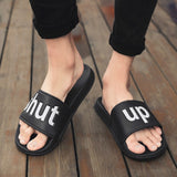 Men Beach Sandals Black White Flip Flops Men - Tania's Online Closet, LLC