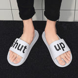 Men Beach Sandals Black White Flip Flops Men - Tania's Online Closet, LLC
