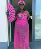 Plus size- Sheer Mesh Two Piece Set - Tania's Online Closet, LLC