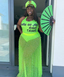 Plus size- Sheer Mesh Two Piece Set - Tania's Online Closet, LLC