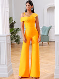 New Summer Orange 2 Two Pieces Sets- Spaghetti Strap Short Sleeve; Long Pants Women Fashion  Sets - Tania's Online Closet, LLC