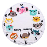 Baby Milestone Blanket Baby Photography Props Blanket Newborn 12 Monthly Photo Prop - Tania's Online Closet, LLC