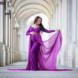 Baby Shower Dresses- Maternity Photography Cloak Fitted Pregnancy Dresses - Tania's Online Closet, LLC