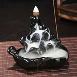 Backflow Incense Burner Waterfall Incense Cone Sticks Holder Home Decor - Tania's Online Closet, LLC