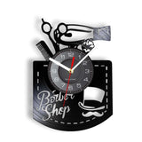 Barber Shop Oclock Decorative Wall Clocks Hairdresser -Modern Design For Barber Salon - Tania's Online Closet, LLC