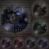 Barber Shop Oclock Decorative Wall Clocks Hairdresser -Modern Design For Barber Salon - Tania's Online Closet, LLC